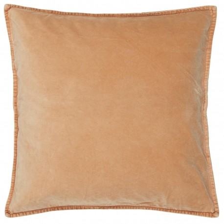 housse de coussin velours saumon corail orange ib laursen