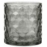 Photophore porte-bougie verre IB Laursen gris