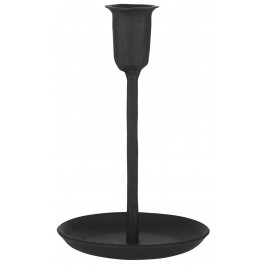 chandelier bougeoir sur pied metal noir brut style campagne ib laursen