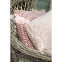 housse de coussin carree galette chaise coton imprime rose ib laursen