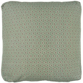 housse carree galette de chaise vert clair pastel imprime ib laursen