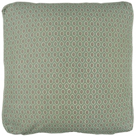 housse carree galette de chaise vert clair pastel imprime ib laursen