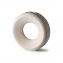 hk living vase cercle gres blanc mouchete