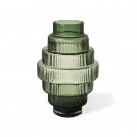 pols potten steps vase design retro chic verre vert