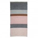 bloomingville tapis multicolore larges rayures basma 120 x 60 cm