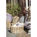 ib laursen panier ovale rotin tresse set de 2