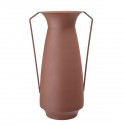 bloomingville grand vase metal marron rouille