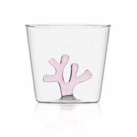 verre borosilicate italien motif corail ichendorf coral reef rose
