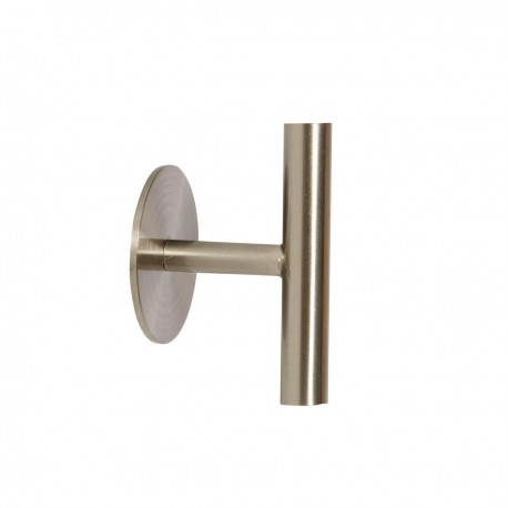 patere murale contemporaine design metal argent hubsch