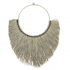 bloomingville decoration murale ethnique exotique paille nature mendong