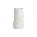 vase tube ceramique texturee blanc nordal naxos