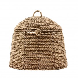 Panier avec couvercle jonc de mer House Doctor Rama