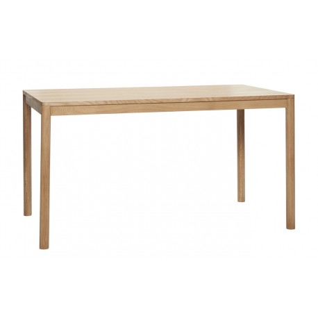 table a manger contemporaine rectangulaire style scandinave bois clair hubsch