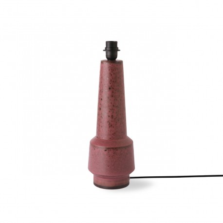 Pied de lampe style rétro grès HK Living