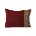 hk living coussin double face raye vert rouge bordeaux doris