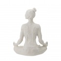 bloomingiville statuette femme posture lotus yoga adalina