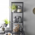 house doctor etagere a poser colonne metal noir black model a