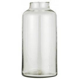 vase verre haut droit étroit simple epure flacon ib laursen