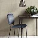 Chaise velours gris House Doctor Comma
