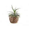 madam stoltz panier tresse bambou cache pot decoratif