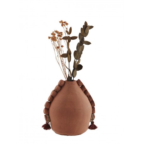 madam stoltz petit vase artisanal terre cuite