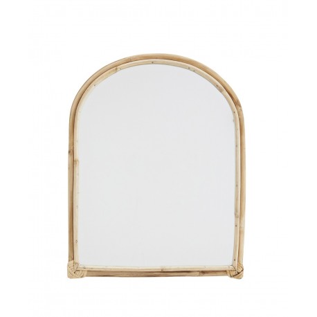 madam stoltz miroir arche mural bois de bambou