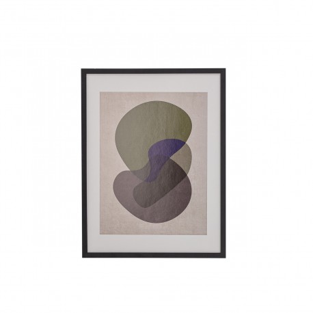 bloomingville tableau illustration abstraite colore géométrique