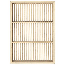 etagere murale rectangulaire bois clair bambou ib laursen