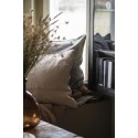 ib laursen housse de coussin velours rectangulaire gris lin