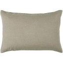 ib laursen housse coussin lin rectangulaire gris clair lin naturel