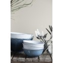 ib laursen bol petit dejeuner gres bleu style rustique campagne