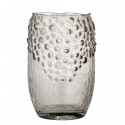 bloomingville vase verre texture brun emalia