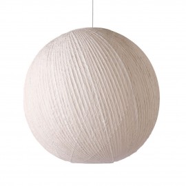 Suspension sphère papier bambou HK Living Ball Lamp