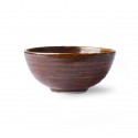 hk living petit bol porcelaine marron style japonais