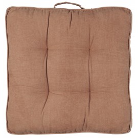ib laursen coussin de sol epais coton brique