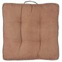 ib laursen coussin de sol epais coton brique