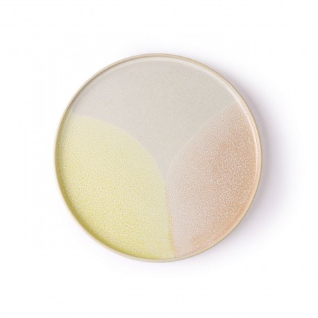 hk living assiette dessert ronde plate design couleurs pastels gallery