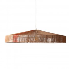 hk living grande suspension ronde corde de papier terra shades