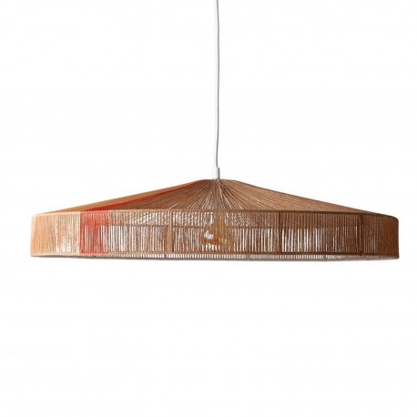 hk living grande suspension ronde corde de papier terra shades