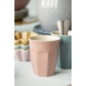 tasse a cafe rustique style campagne rose corail pourdre ib laursen