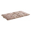 madam stoltz matelas de fauteuil imprime indien rose 60 x 100 cm