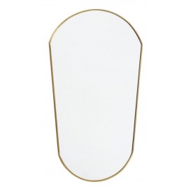 nordal miroir ovale laiton