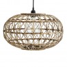 madam stoltz suspension ovale naturelle rotin tresse 18Y1119-E