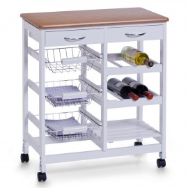 Meuble rangement desserte cuisine Zeller