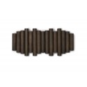 Portemanteau mural bâtons de bois Umbra Picket foncé