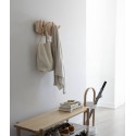 Portemanteau mural bois pin naturel Umbra Picket Rail