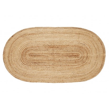 hubsch tapis ovale jute naturel 700901