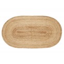 hubsch tapis ovale jute naturel 700901