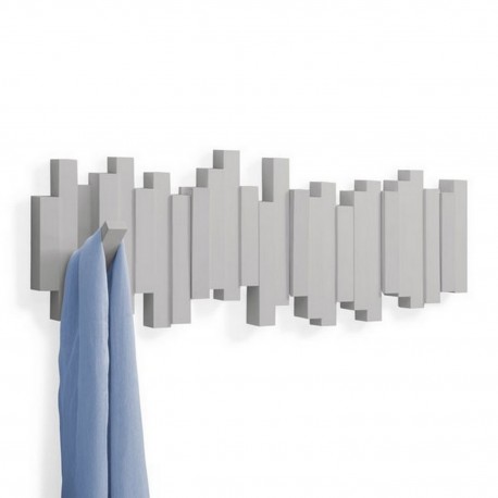 Portemanteau mural gris Umbra Sticks