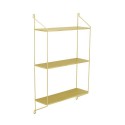 bloomingville etagere murale legere suspendue metal dore layla